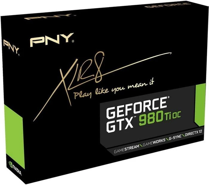 PNY GeForce GTX 980 Ti XLR8 OC, 6GB GDDR5, DVI, HDMI, 3x DP