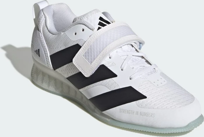 adidas Adipower 3 cloud white/core black/crystal sky