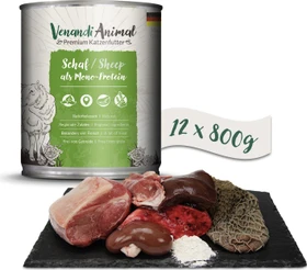 Venandi Animal Schaf als Monoprotein, 9.60kg (12x 800g)