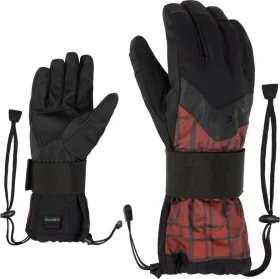 Ziener Milan AS(R) Snowboardhandschuhe black.woody brown