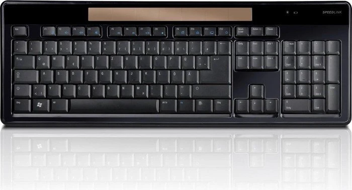 Speedlink Celes Wireless Solar Keyboard, USB, DE