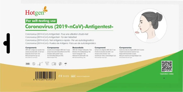 Hotgen Novel Coronavirus 2019-nCoV Antigen Schnelltest, 1 Stück