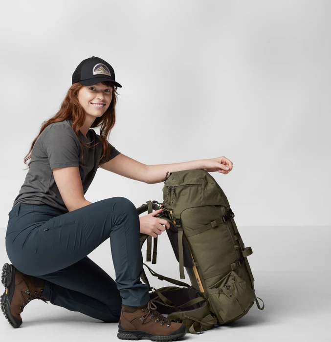 Fjällräven Abisko Trail Stretch Hose lang dark navy (Damen)