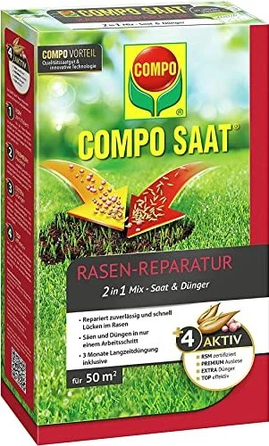 Compo Saat Rasen-Reparatur-Mix Saatgut, 1.2kg