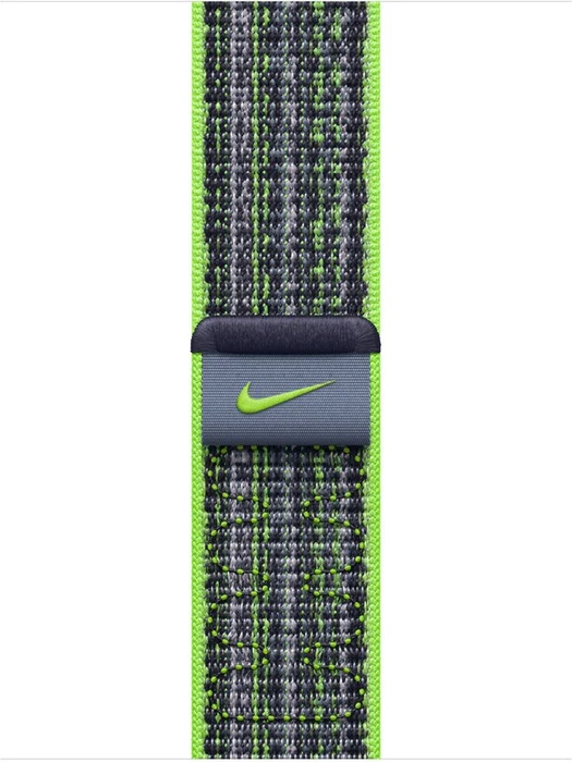 Apple Nike Sport Loop für Apple Watch 41mm Bright Green/blau