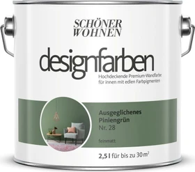 Schöner Wohnen Designfarben innen ausgeglichenes piniengrün, 2.5l