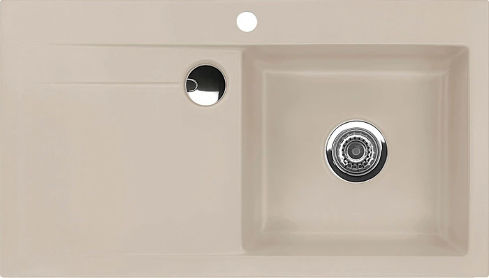 systemceram Stema 90 F Einbau Becken rechts fango