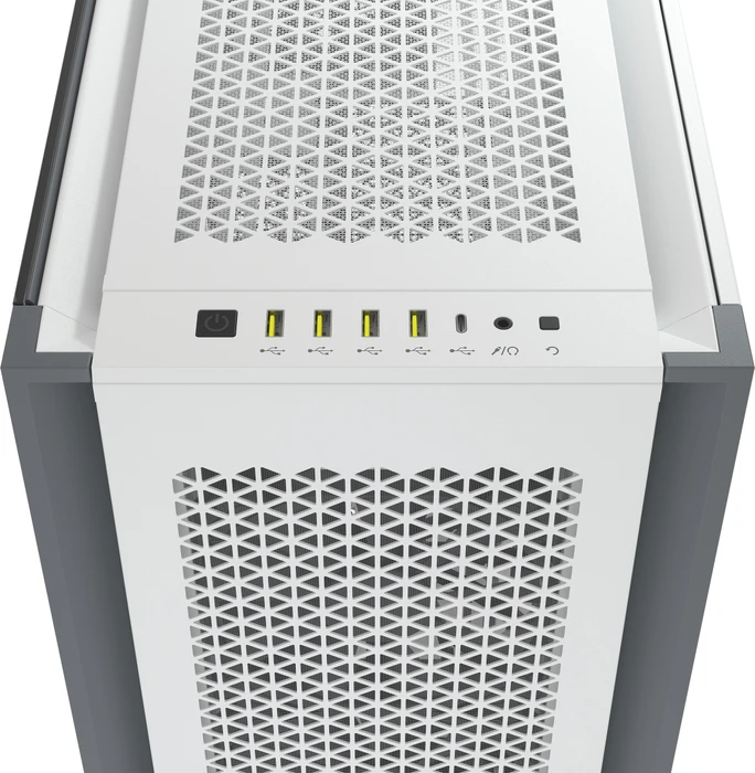 Corsair 7000D Airflow, weiß, Glasfenster
