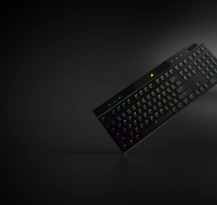 Corsair Gaming K100 AIR Wireless, MX RGB ULP Tactile, USB/Bluetooth, US
