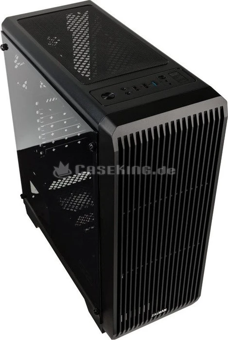 Zalman S2, schwarz, Acrylfenster