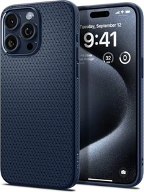 Spigen Liquid Air für Apple iPhone 15 Pro navy blue