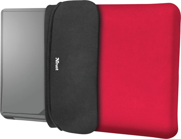 Trust Yvo Wireless Mouse Set mit Wendehülle für 15.6" Laptops, rot, USB