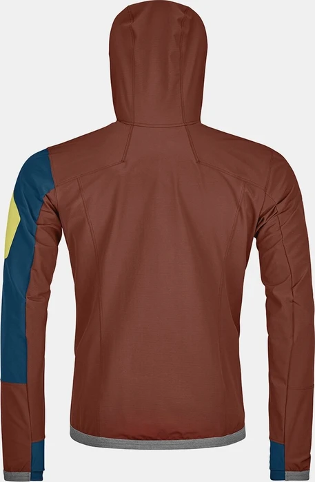 Ortovox Berrino Hooded Funktionsjacke clay orange (Herren)