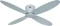 CasaFan Eco Plano II 132 LG-LG WiFi Deckenventilator lichtgrau Vorschaubild
