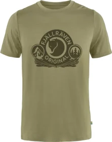 Fjällräven Abisko Wool Classic Funktionsshirt kurzarm light olive (Herren)