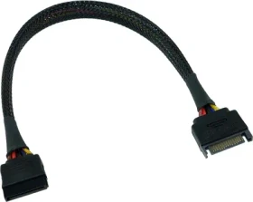 Phobya SATA-Stromverlängerung 15-Pin [SATA] auf 15-Pin [SATA] (87473)