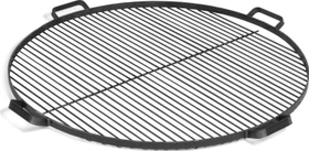 CookKing Grillrost Stahl 60cm mit 4 Griffen schwarz