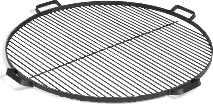 CookKing Grillrost Stahl 60cm mit 4 Griffen schwarz