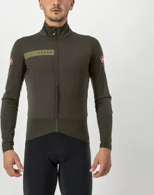 Castelli Beta RoS Fahrradjacke military green/green tea (Herren)