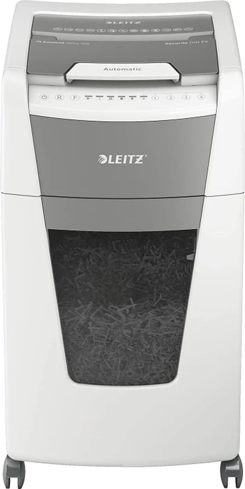 Leitz IQ Autofeed Office 300 P5, 2x15mm, weiß/grau