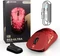 Attack Shark RS3 ULTRA Carbon Fiber 8KHz Wireless, Forged Red, inkl. Grip Tape & C06 Ultra LED Kabel, USB/Bluetooth Vorschaubild