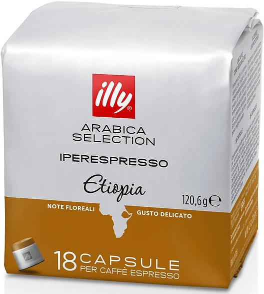illy Iperespresso Etiopia Kaffeekapseln, 18 Stück