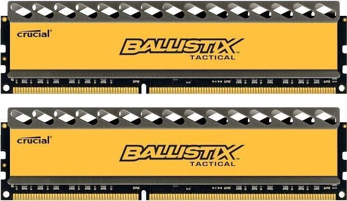 Crucial Ballistix Tactical UDIMM 8GB Kit, DDR3-1866, CL9-9-9-24