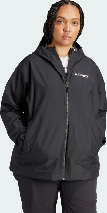 adidas Terrex Multi 2.5L Rain.RDY große Größen Funktionsjacke schwarz (Damen)