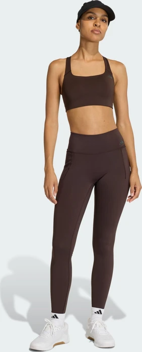 adidas Optime Workout Medium-Support Sport-BH aurora coffee (Damen)