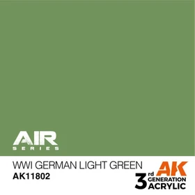 AK-Interactive 3rd Gen Acrylic Colors Air Series WWI german light green, 17ml
