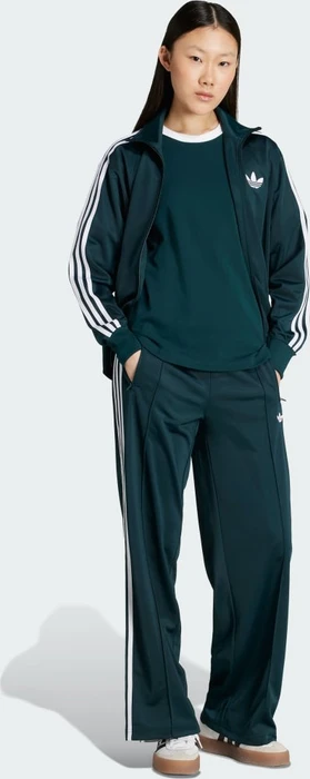 adidas 3-Streifen T-Shirt kurzarm aurora ivy/white (Damen)