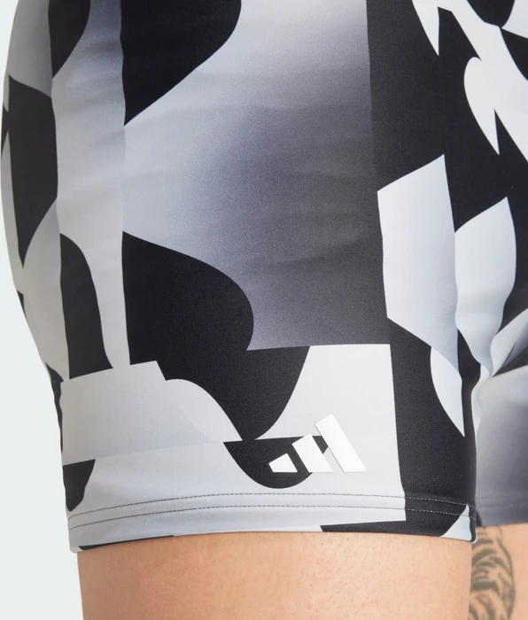 adidas Allover Print Badehose schwarz (Herren)