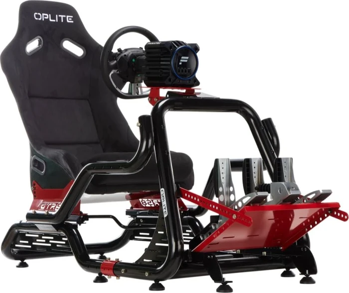 Oplite Cockpit GTR S8 Elite Force Red, schwarz/rot (OP-GTR-EFR(S8))