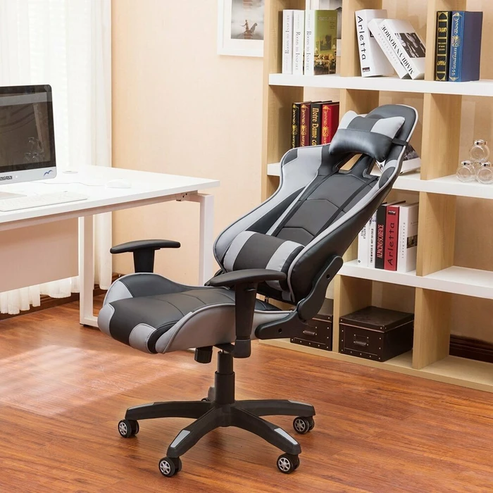 IntimaTe WM Heart Racersedia 3 Gamingstuhl, schwarz/grau