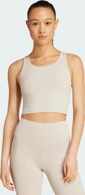 adidas All Me Medium-Support Bra Tanktop Sport-BH beige (Damen)