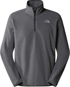 The North Face 100 Glacier Fleece 1/4 Zip Funktionsshirt langarm tnf medium grey heather (Herren)