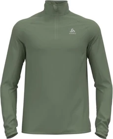 Odlo Carve Light Half Zip Funktionsshirt langarm matte green (Herren)