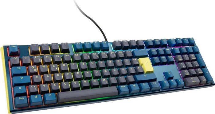 Ducky One 3 DayBreak PBT blau, LEDs RGB, MX RGB CLEAR, USB, DE