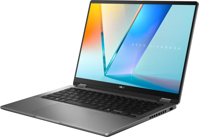 ASUS VivoBook 14 Flip TP3407SA-QL003W, Matte Gray, Core Ultra 5 226V, 16GB RAM, 512GB SSD, DE