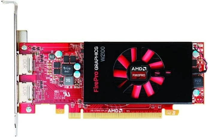 Fujitsu FirePro W2100, 2GB DDR3, 2x DP