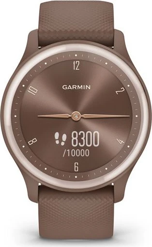 Garmin vivomove Sport Aktivitäts-Tracker cocoa/peach gold