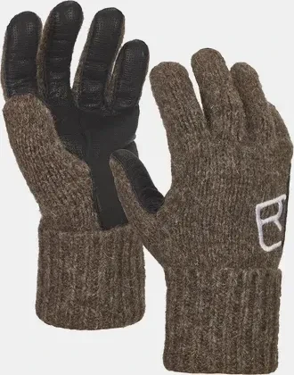 Ortovox Swisswool Classic Leather Handschuhe black sheep (Damen)