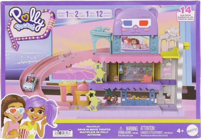 Mattel Polly Pocket - Pollyville Drive-In-Kino