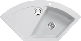 systemceram Mera Eck F Einbau Becken rechts alu