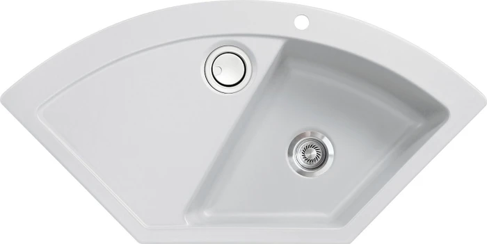 systemceram Mera Eck F Einbau Becken rechts alu