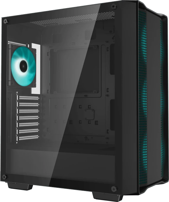 DeepCool CC560 [V2], schwarz, Glasfenster