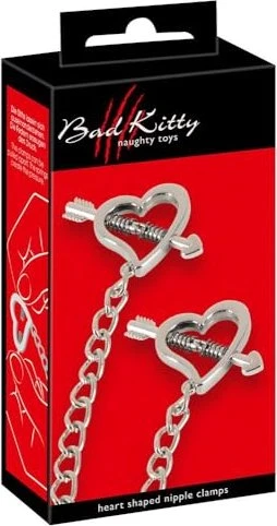 You2Toys Bad Kitty Nippelklemme heart
