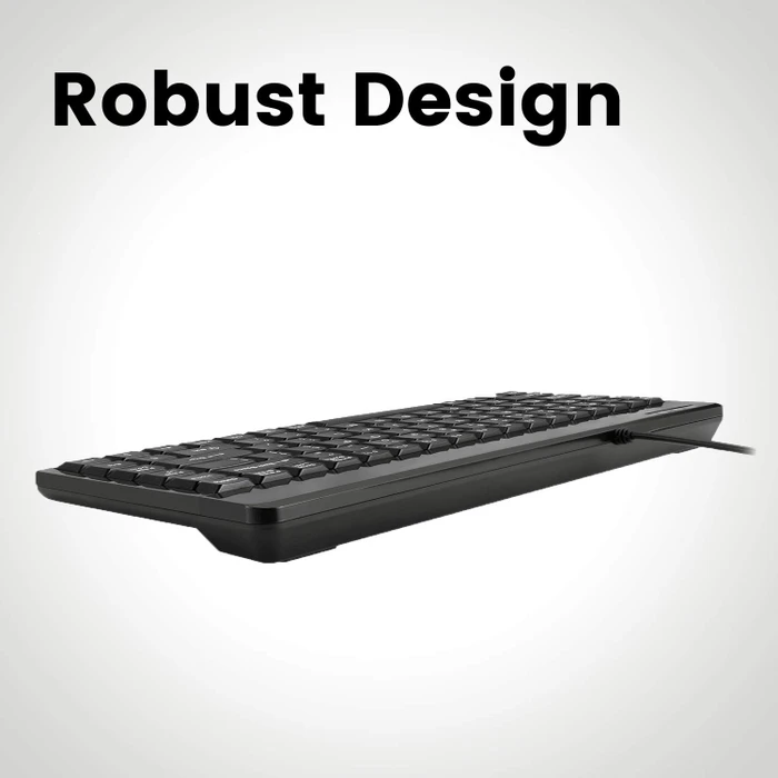 Perixx Periboard-409P, schwarz, PS/2, US