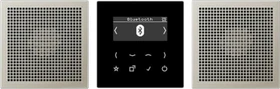 Jung Serie LS Smart Radio DAB+ Bluetooth Set Stereo, edelstahl