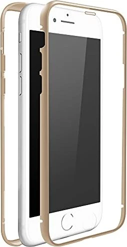 White Diamonds 360° Glass Case für Apple iPhone 7/8 gold